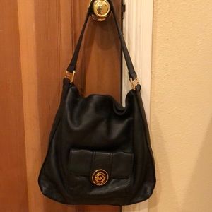 Michael Kors leather shoulder bag